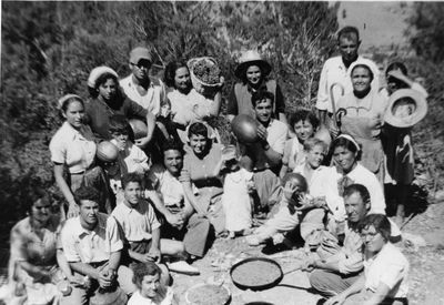 La familia Molina-Delgado, 1946 (Fotografía familiar)